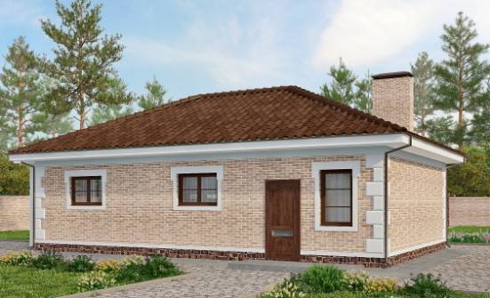 070-005-П Проект гаража из кирпича Кстово | Проекты домов от House Expert