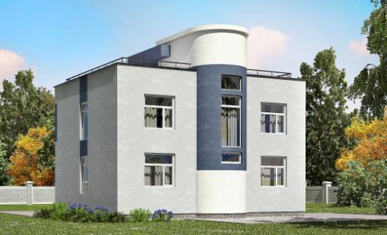 180-005-П Проект двухэтажного дома, современный дом из газосиликатных блоков Нижний Новгород | Проекты домов от House Expert