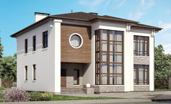 300-005-П Проект двухэтажного дома, современный домик из кирпича Арзамас | Проекты домов от House Expert
