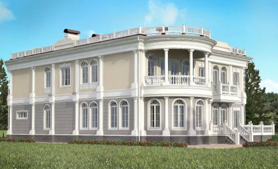 505-001-П Проект двухэтажного дома, гараж, классический домик из пеноблока Дзержинск | Проекты домов от House Expert