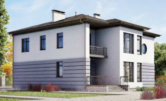 300-006-Л Проект двухэтажного дома, гараж, просторный коттедж из кирпича Нижний Новгород | Проекты домов от House Expert