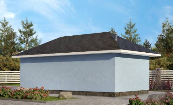040-001-Л Проект гаража из арболита Кстово | Проекты одноэтажных домов от House Expert