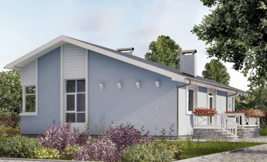 110-003-Л Проект одноэтажного дома, классический домик из пеноблока Саров | Проекты домов от House Expert