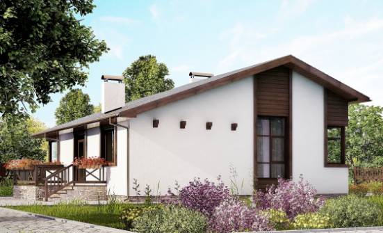 110-003-П Проект одноэтажного дома, уютный коттедж из газосиликатных блоков Саров | Проекты домов от House Expert