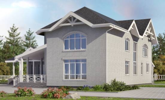 340-004-П Проект двухэтажного дома, большой домик из керамзитобетонных блоков Балахна | Проекты домов от House Expert