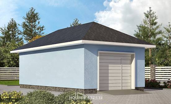 040-001-Л Проект гаража из арболита Кстово | Проекты домов от House Expert