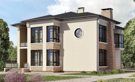 300-005-Л Проект двухэтажного дома, просторный домик из кирпича Нижний Новгород | Проекты домов от House Expert