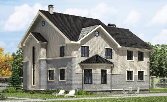300-004-П Проект двухэтажного дома, красивый коттедж из газобетона Саров | Проекты домов от House Expert