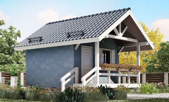 020-001-Л Проект одноэтажного дома, экономичный дом из дерева Лысково | Проекты одноэтажных домов от House Expert