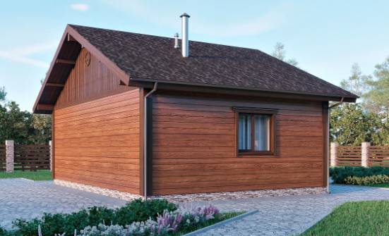 065-001-П Проект бани из пеноблока Богородск | Проекты одноэтажных домов от House Expert