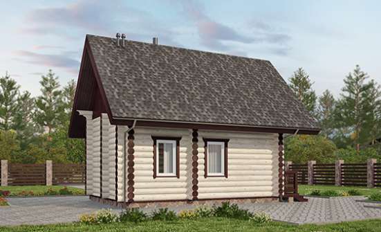 035-001-Л Проект бани из дерева Богородск | Проекты одноэтажных домов от House Expert