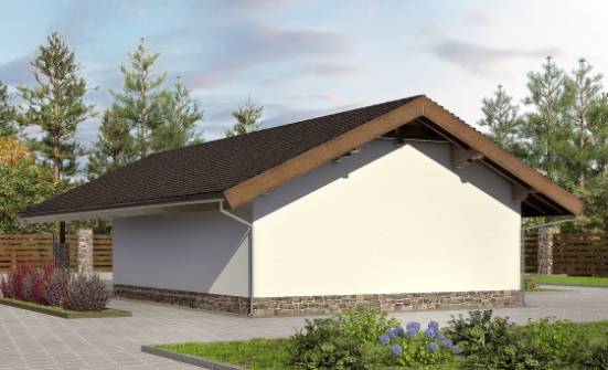 060-005-Л Проект гаража из кирпича Бор | Проекты домов от House Expert