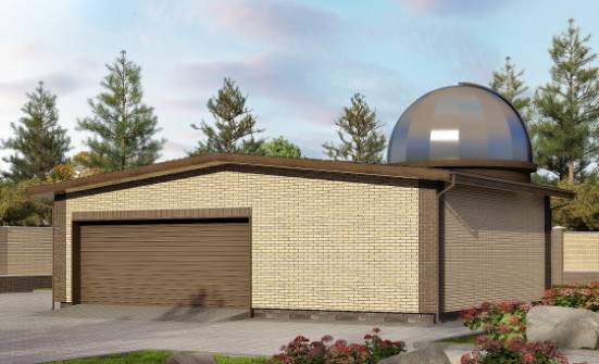 075-001-Л Проект гаража из кирпича Балахна | Проекты домов от House Expert