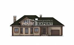 180-010-П Проект двухэтажного дома с мансардой, гараж, просторный домик из поризованных блоков Дзержинск, House Expert