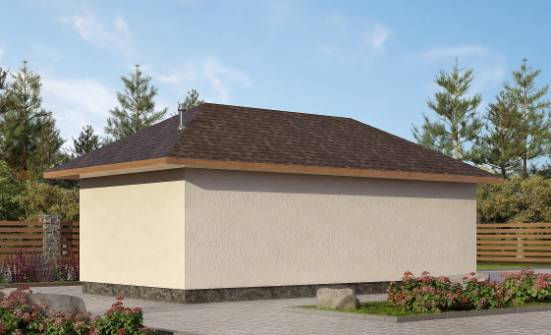 040-001-П Проект гаража из блока Саров | Проекты домов от House Expert