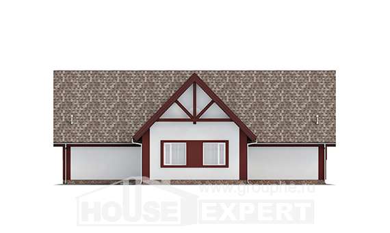 145-002-Л Проект гаража из поризованных блоков Дзержинск, House Expert