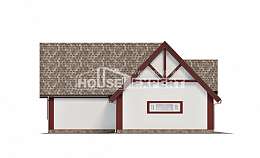145-002-Л Проект гаража из арболита Городец, House Expert