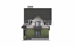 120-003-П Проект двухэтажного дома мансардный этаж, современный загородный дом из газосиликатных блоков Выкса, House Expert
